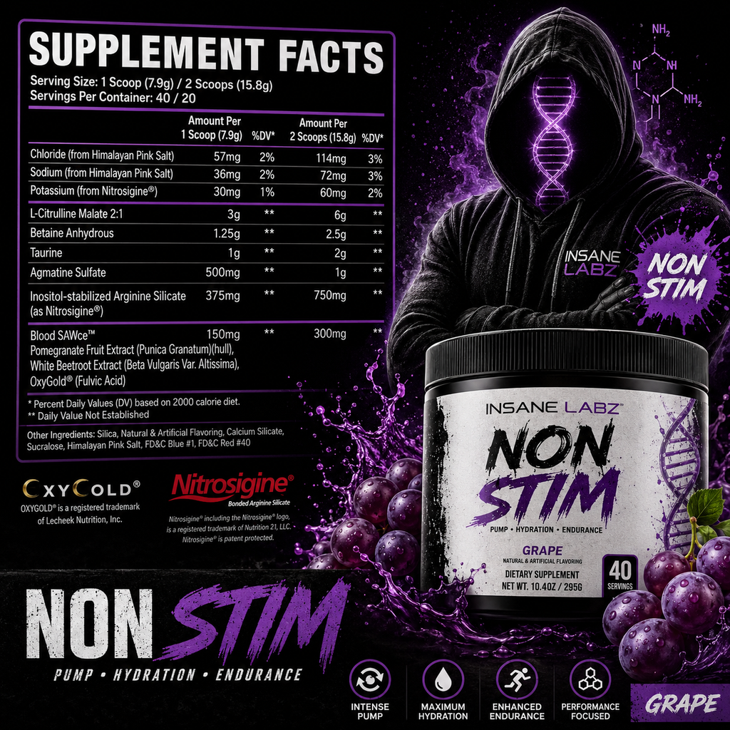 Insane Labz Blood Bath Non Stim Grape