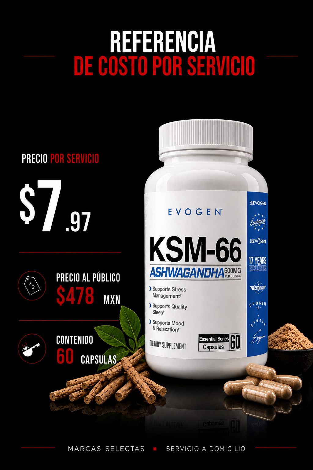 Evogen Ksm Ashwaganda
