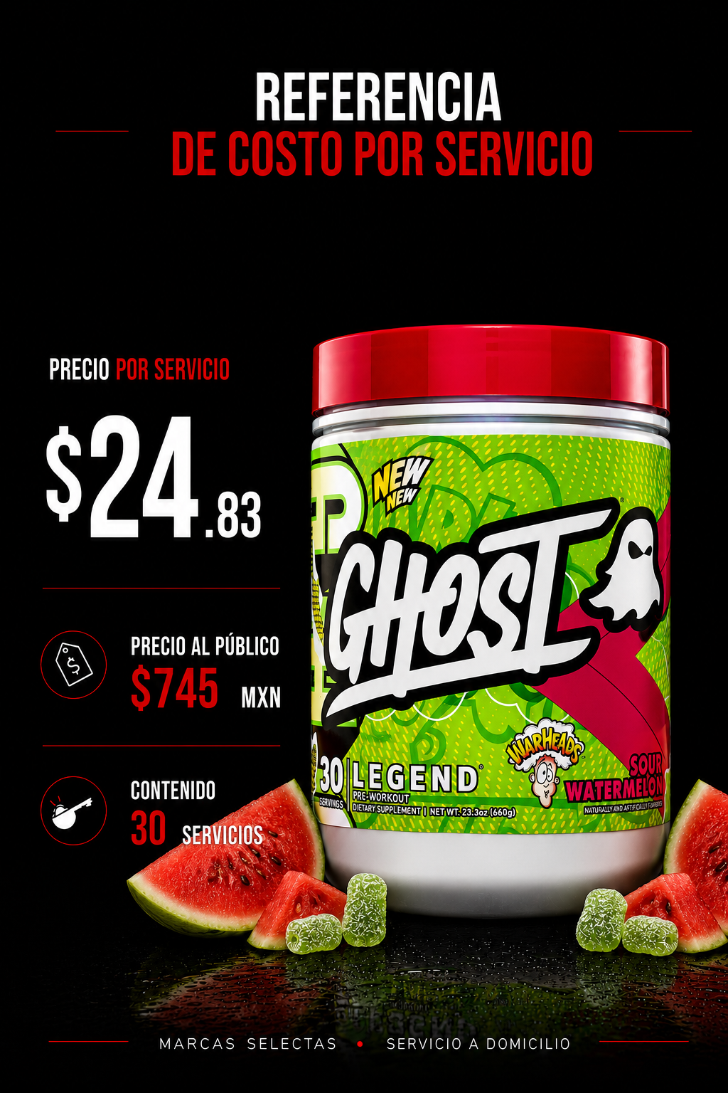 Ghost Legend Watermelon Warheads