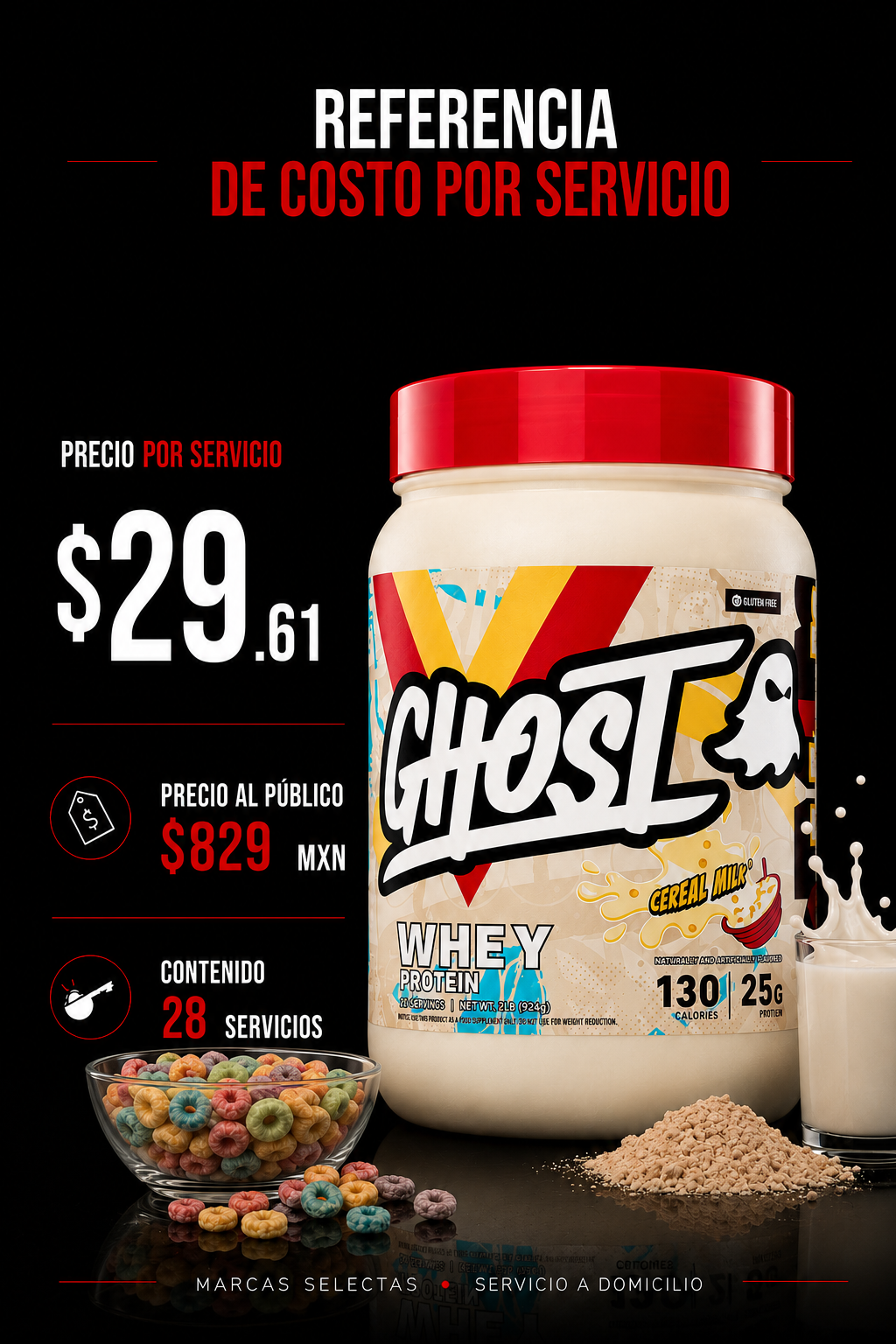Ghost Whey Protein Cereal Milk 2Lb