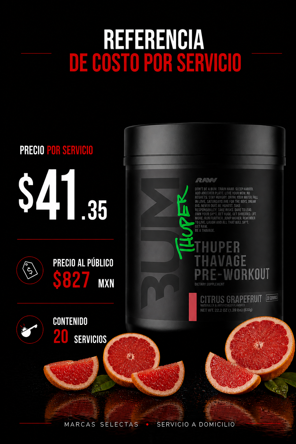 Raw Thuper Thavage Citrus Grapefruit