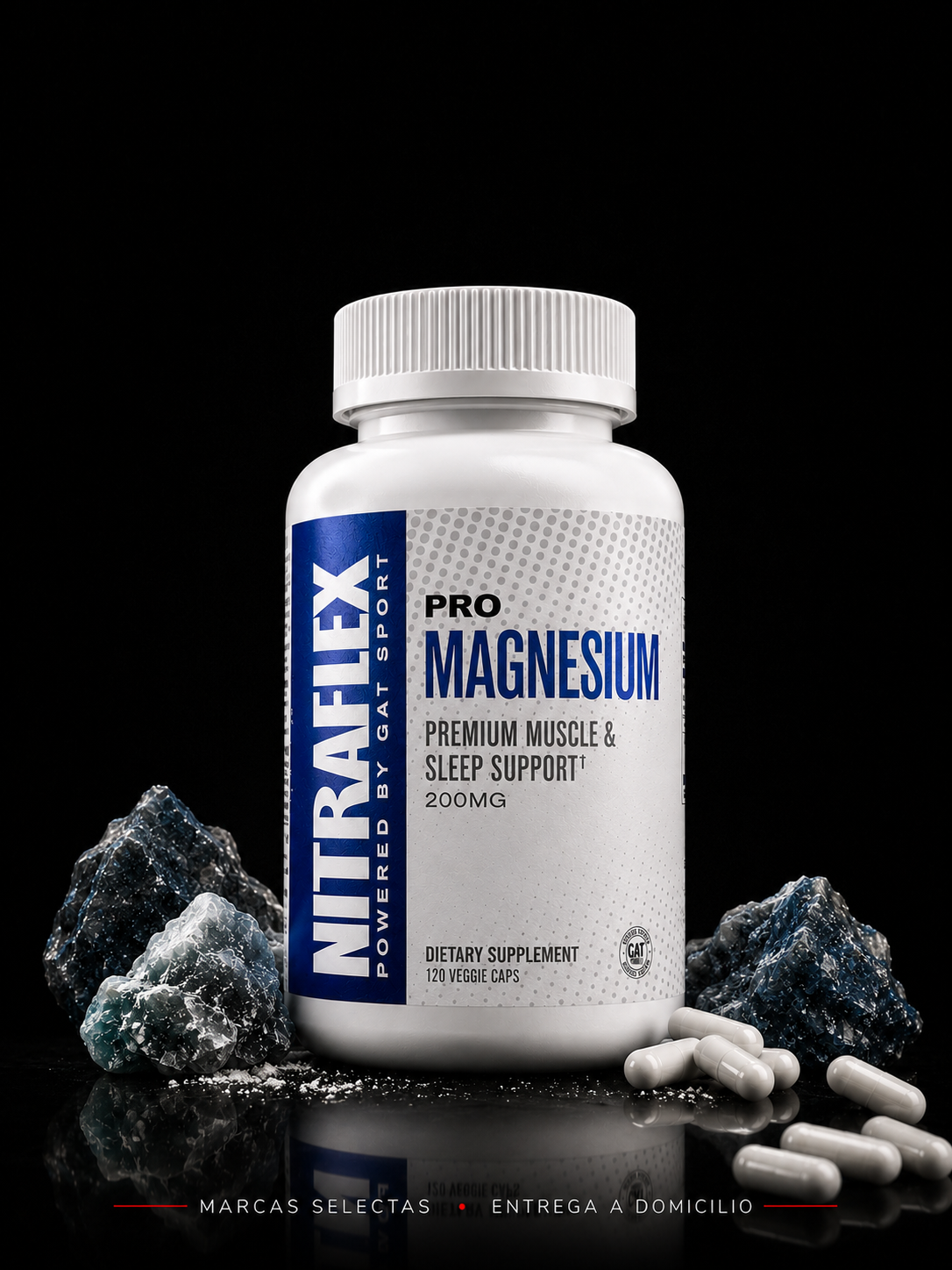 Gat Nitraflex Magnesio ( 120 Cápsulas )