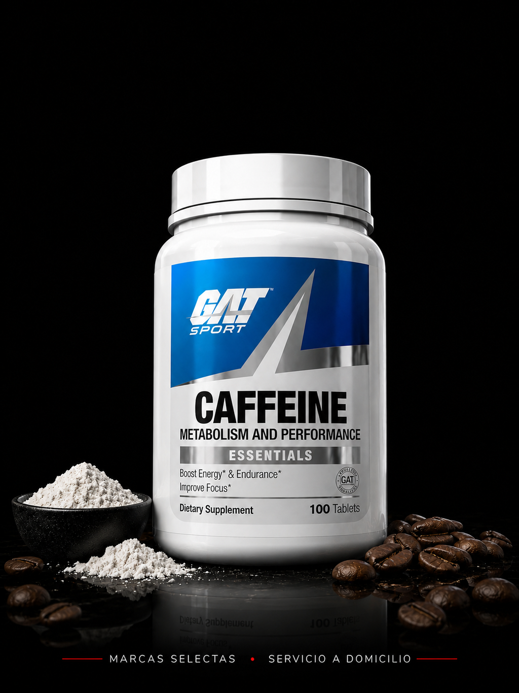 Gat Cafeína 200mg 100 pastillas