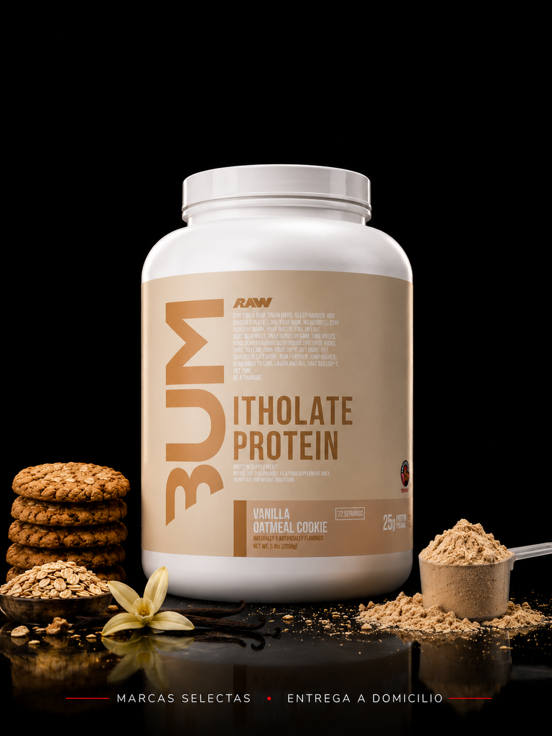 Raw Itholate Cbum Vainilla Oatmeal 5Lb