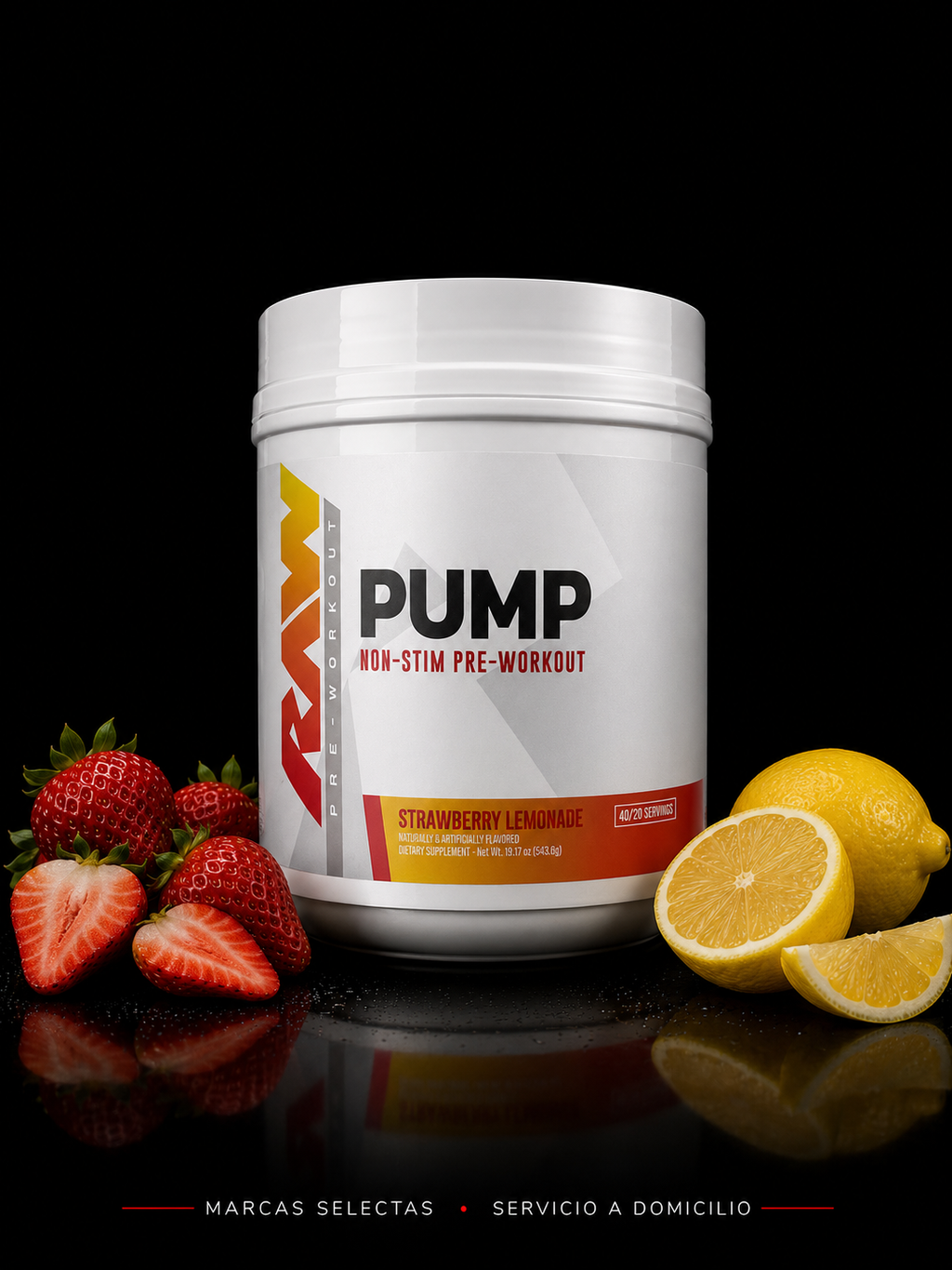 Raw Pump Non Stim StrawBerry Lemonade