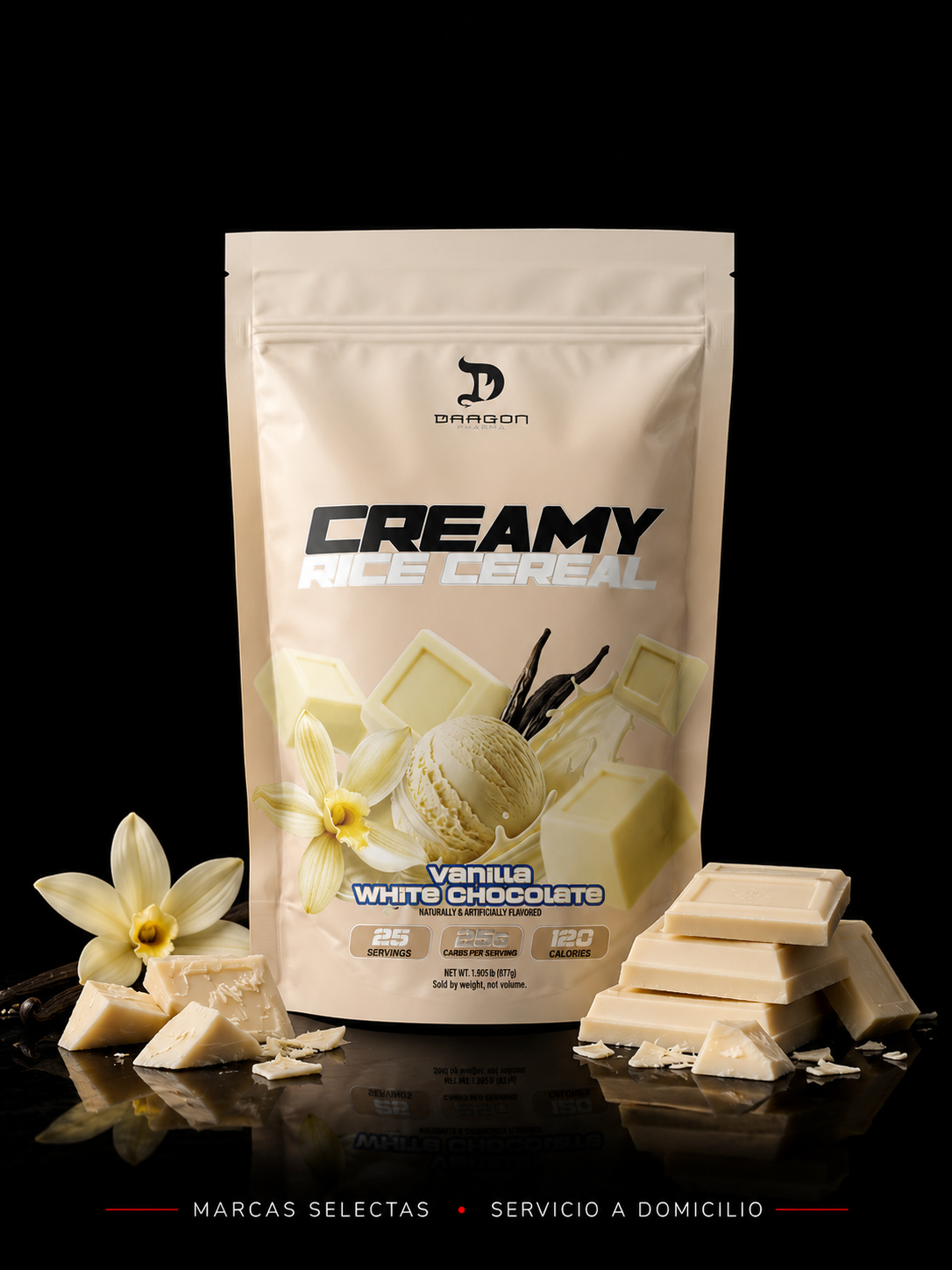 Dragon Pharma Cereal De Arroz Vainilla & Chocolate Blanco