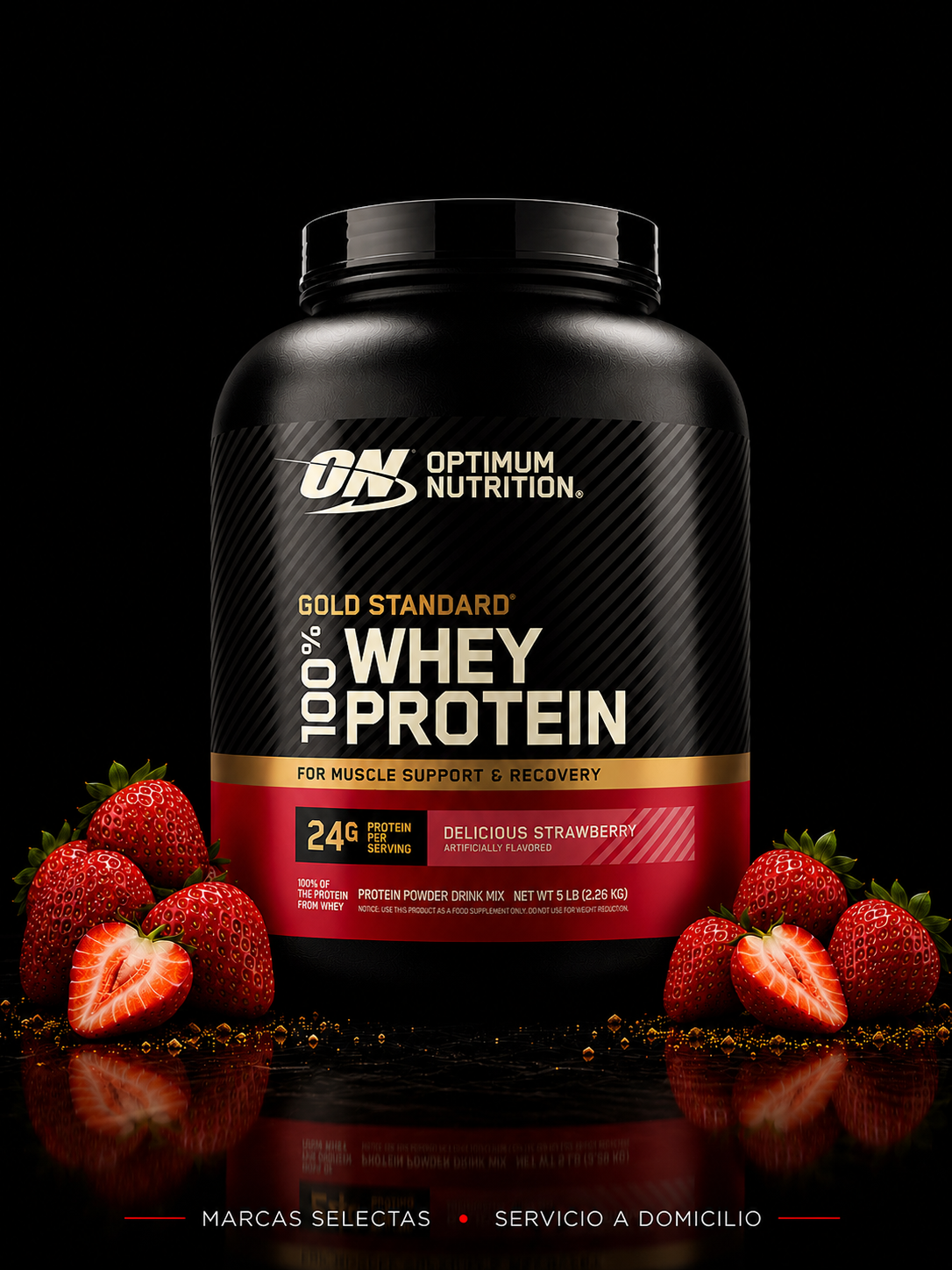 Optimum Nutrition Gold Standard Strawberry 5Lb