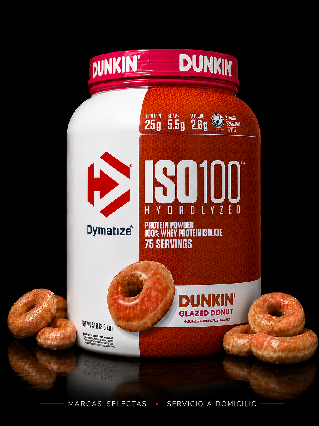 Dymatize Iso 100 Dunkin Glazed Donut 5Lb