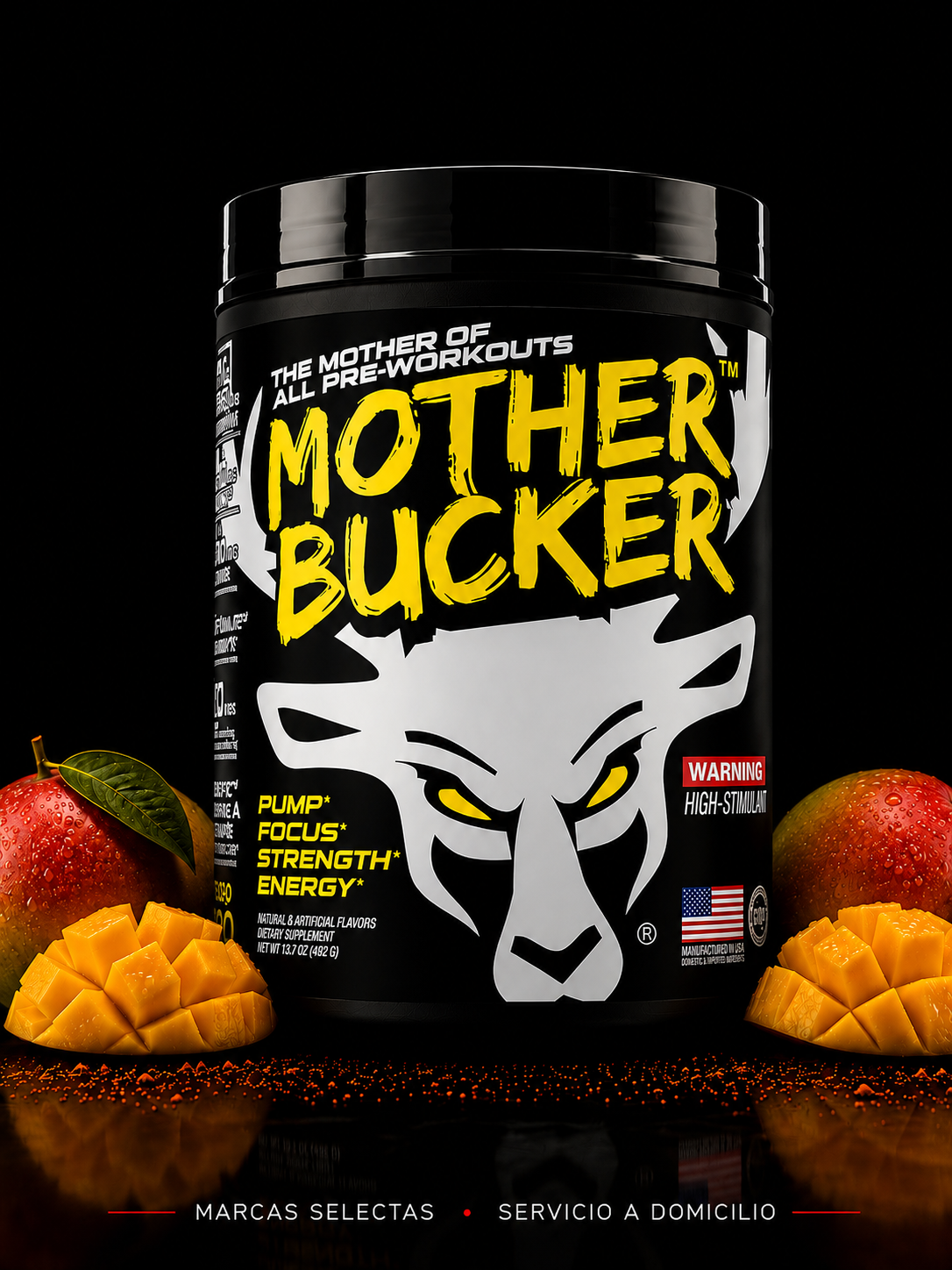 Bucked Up Mother Bucker Muscle Mango