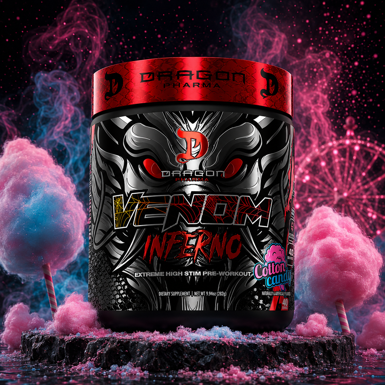 Dragon Pharma Venom Inferno Cotton Candy